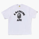 Bape Pixal College Relaxed Fit Tee Ivory