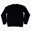 Bape Premium Happy New Year Ape Head Logo Crewneck (SS22) Black