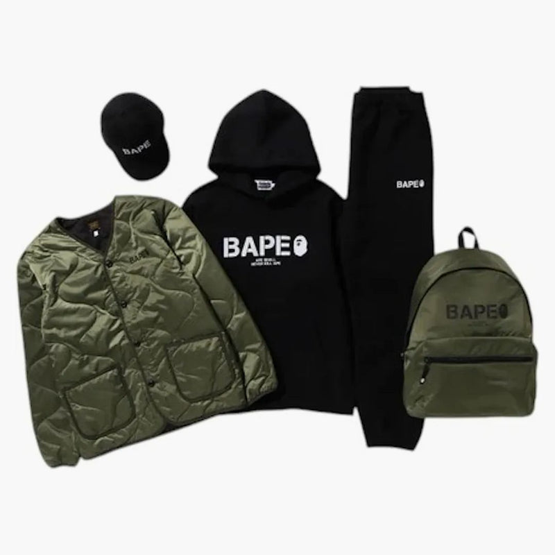 BAPE Premium Feliz año nuevo Bag OlivedRab