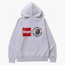 Bape Pullover Hoodie Gray