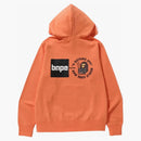 Bape Pullover Hoodie Orange