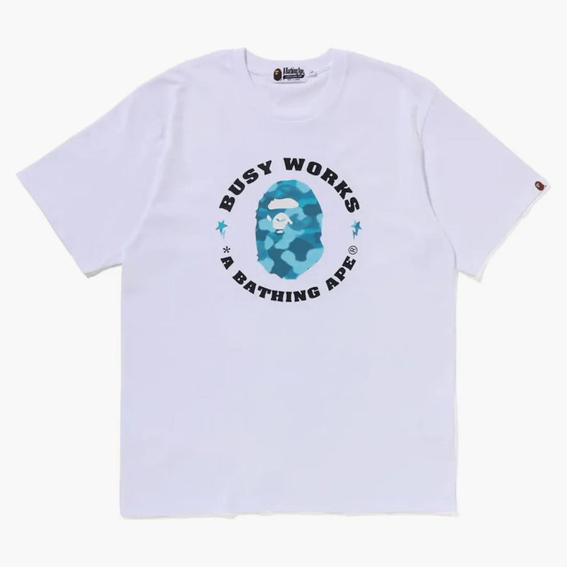 Bape Radiation Camo Busy Works Tea White