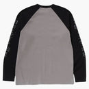 Bape Raglan manga L/s té negro