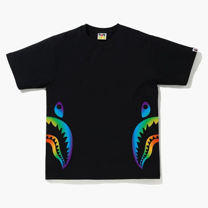 Bape Rainbow Side Shark Tea Black