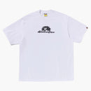 Logo hlavy Bape Raindrop Ape Relaxed Fit Tee White