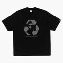 Bape Recycle Motif Relaxed Fit Tea Black