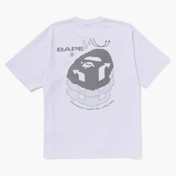 Bape Reflective Print Tee White