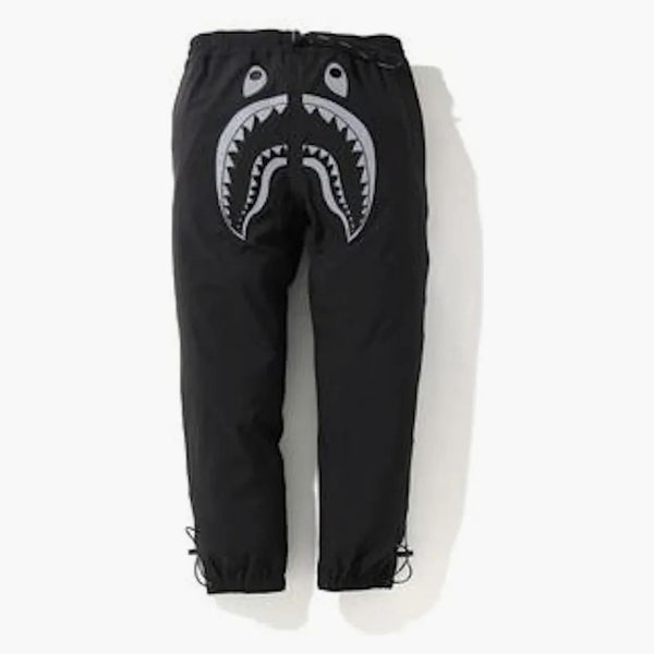 Bape reflexní žralok 2layer kalhoty černé