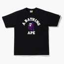 Bape Reflector Color Camo College T-Shirt Black/Purple