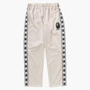 Bape Relaxed Fit Track Pants Ivory
