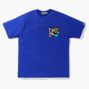 Bape Relaxed Multi Camo Pocket Tea Blue