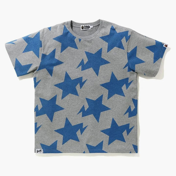 Bape relajado sta patrón té gris