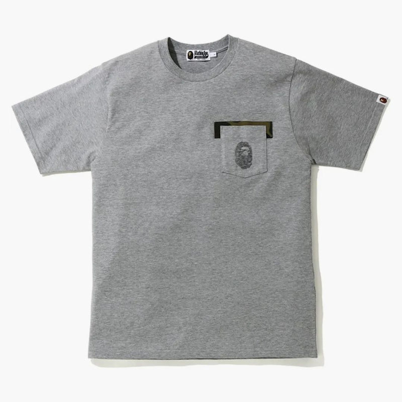 Bape Reverse Ape Head Pocket Tea Gray