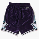 Shorti di basket reversibili bape viola