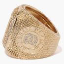 Bape Rhinestone College Ring Gold