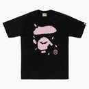 BAPE SAKURA APE FACE TEA SVART
