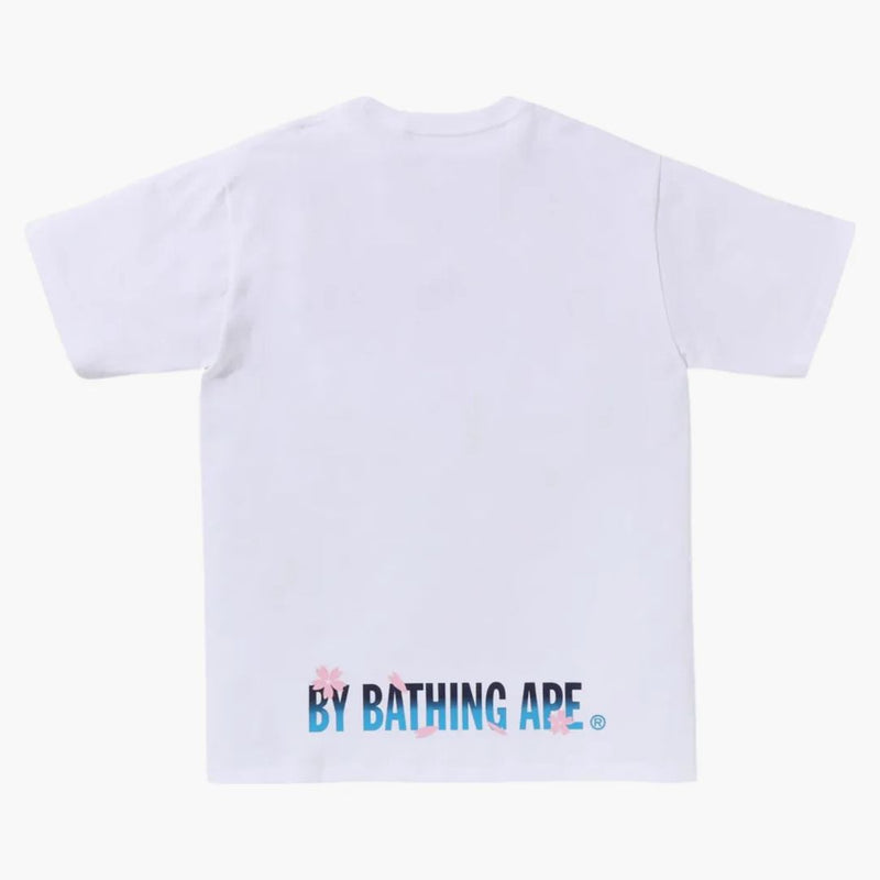Bape Sakura Ape Face Tee White