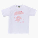 Bape Sakura Ape Face Tee White