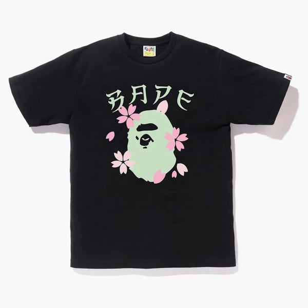 BAPE Sakura Ape Head Tea (SS19) Negro