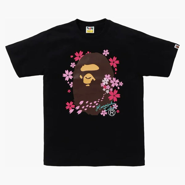 Bape Sakura Ape Head Tea (SS24) Černá