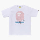 Bape Sakura przez kąpiel małpę i tee biały