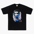 Bape Sakura Photo Ape Head Tee (ss25) Black