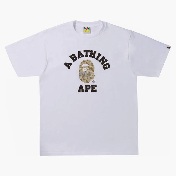 Bape Sand Camo College Tea White/Beige