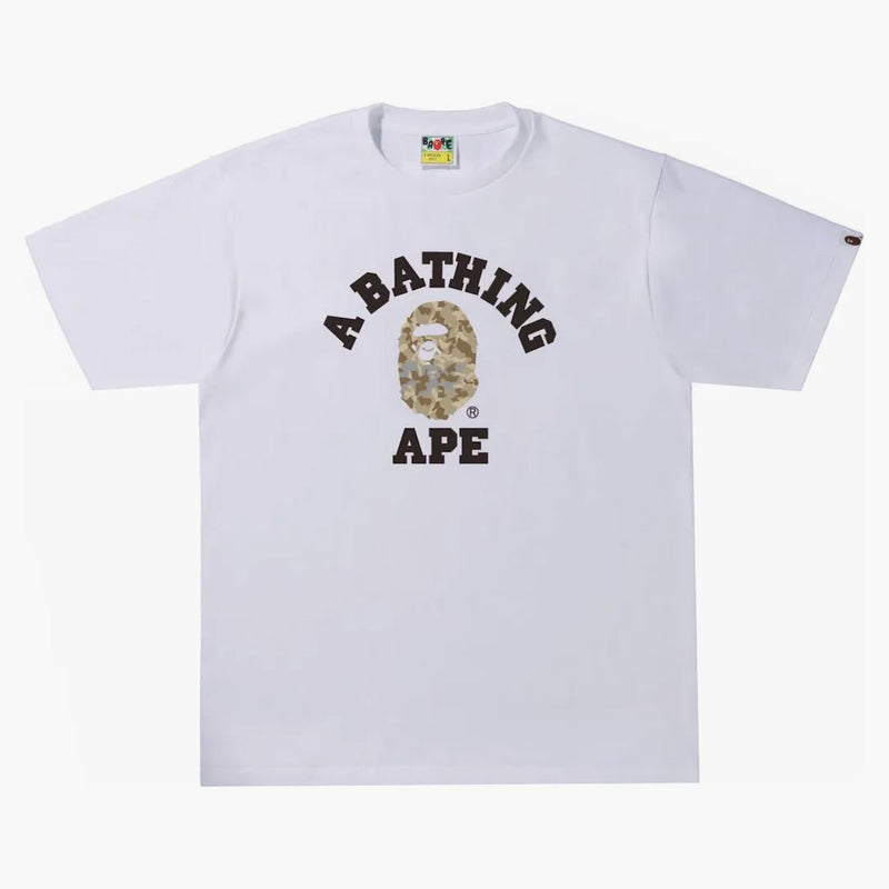 Bape Sand Camo College Tea White/Beige