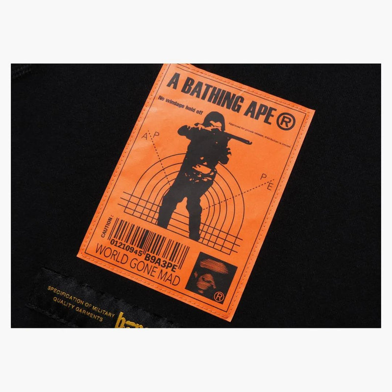 Bape Sand Camo Multi Pocket Crewneck Black