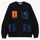 Bape Sand Camo Multi Pocket Crewneck Black