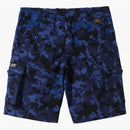 Bape Sand Camo Multi Pocket Wide Fit Shorts Navy