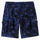 Bape Sand Camo Multi Pocket Wide Fit Shorts Navy