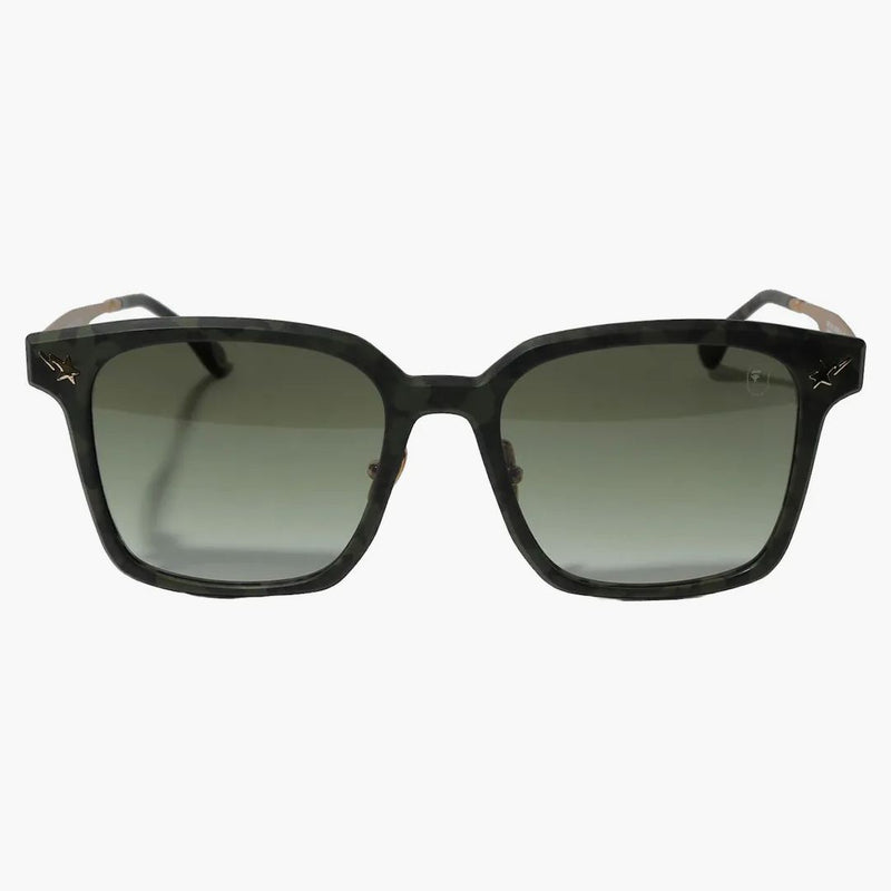 Bape squalo 1 occhiali da sole olivedrab