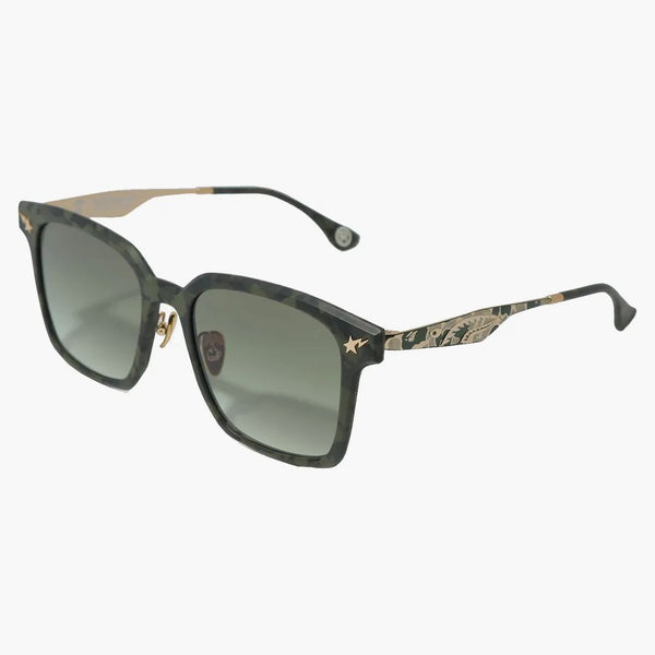 BAPE Shark 1 solglasögon olivedrab