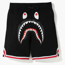 Bape Shark Basketball Sweat Shorts Black
