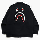 Bape Shark Coach Jacket Black