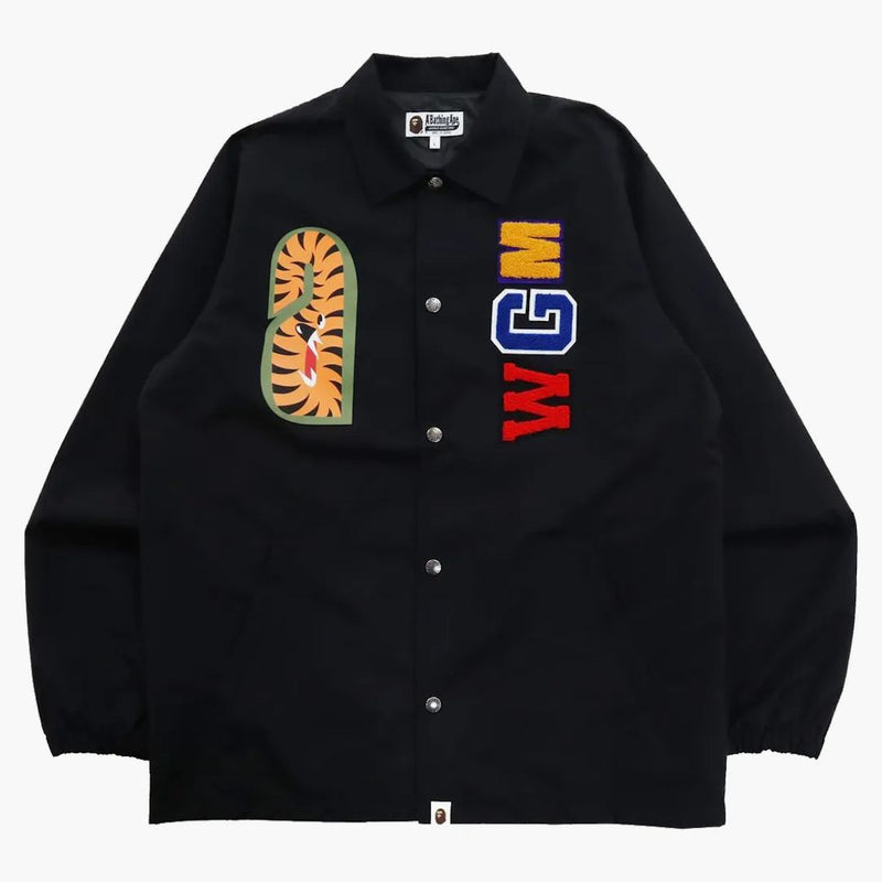 Bape Shark Coach Jacket Black