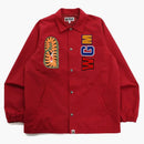 Bape Shark Coach Jacket Red