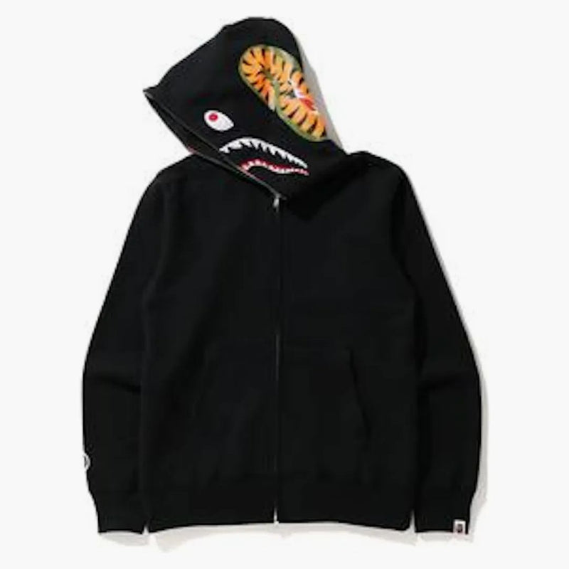 Bape Shark Full Zip Hoodie (fw20) Black
