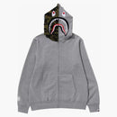 Bape Shark Full-Zip Hoodie (FW23) Gray