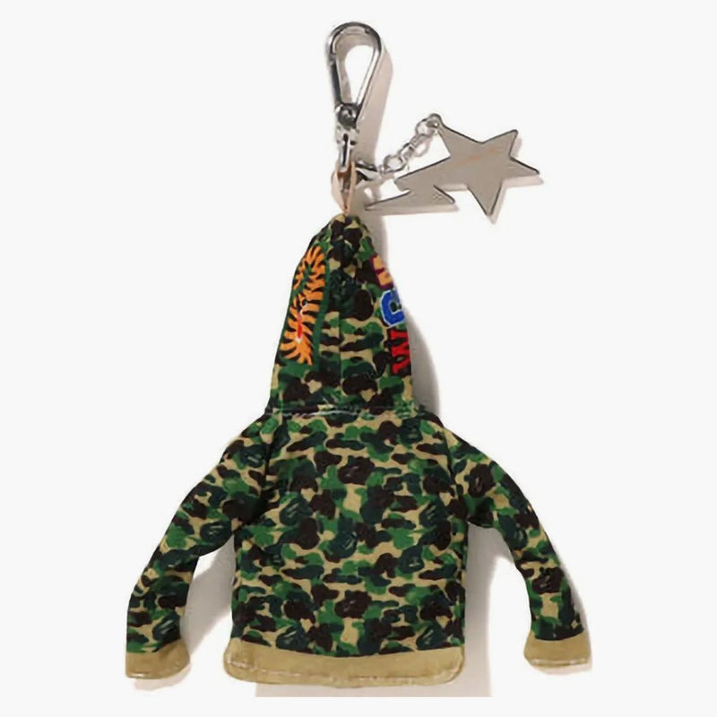Bape Shark Full Zip Hoodie Keychain Green