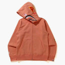 BAPE SHARK FULL ZIP Hoodie Orange
