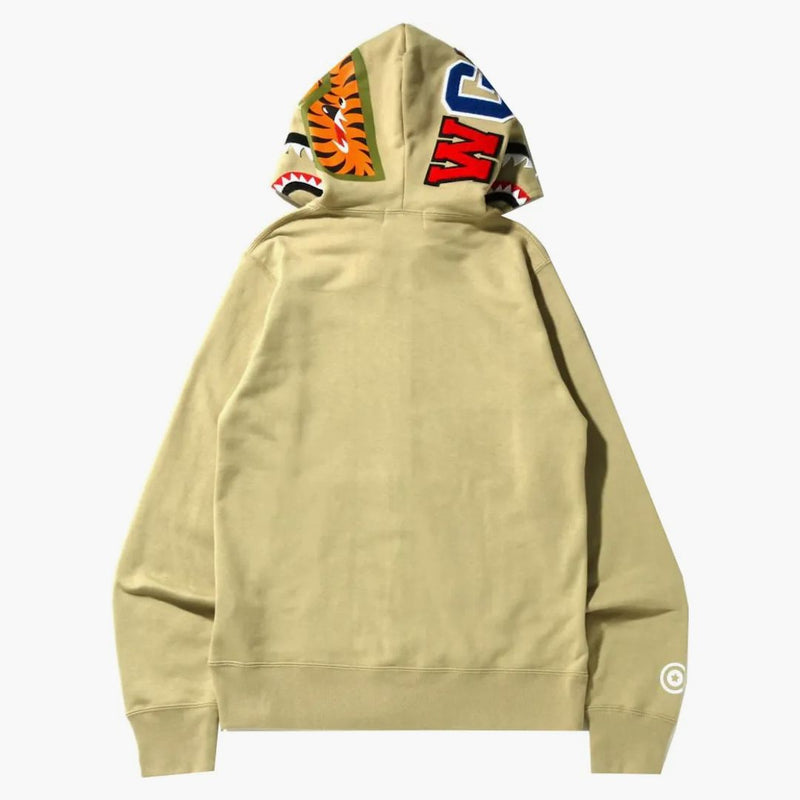 Bape Shark Full Zip Hoodie (SS22) Beige
