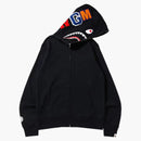 Bape Shark Full Zip Hoodie (ss22) Black