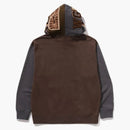 Bape Shark Full Zip Ii Hoodie Beige