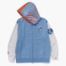 Bape Shark Full Zip Indonesia Hoodie Blue