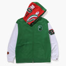 Bape Shark Full Zip Italy Hoodie Green