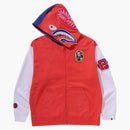 Bape Shark Full Zip Japan Hoodie Red