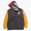 Bape Shark Full Zip Malaysia Hoodie Grey