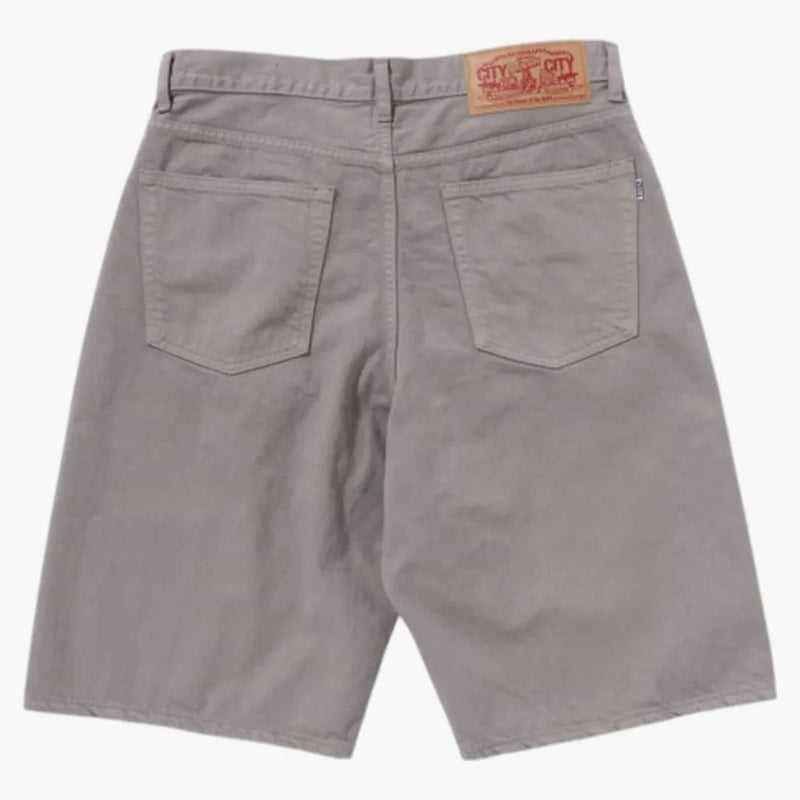 Shorts di denim rilassato per tintura per cuoio bape